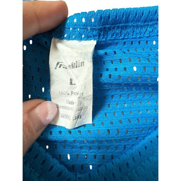 Detroit Lions blue Franklin Mesh Jersey Womens Small see measurements boxy fit - Picture 6 of 7